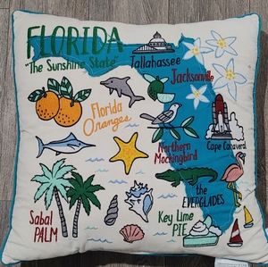 Grey Whale Outfitters Florida State Pillow